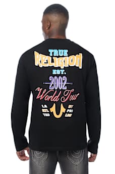 WORLD TOUR LONG SLEEVE CREWNECK TEE