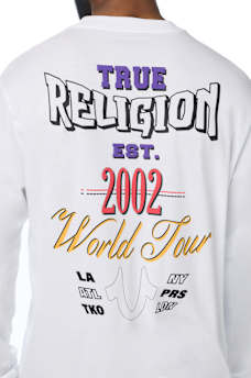 WORLD TOUR LONG SLEEVE CREWNECK TEE