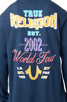 WORLD TOUR LONG SLEEVE CREWNECK TEE
