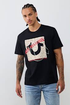 TRUE HORSESHOE EMBROIDERED TEE