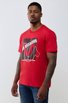 TRUE HORSESHOE EMBROIDERED TEE