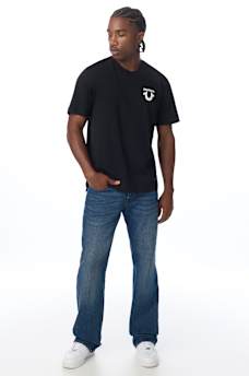 DENIM HORSESHOE TEE
