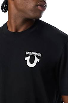 DENIM HORSESHOE TEE