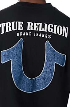 DENIM HORSESHOE TEE