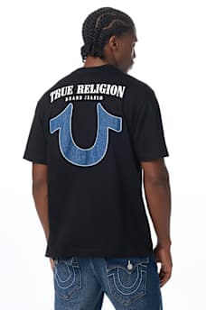DENIM HORSESHOE TEE