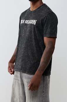 WASHED HORSESHOE TEE