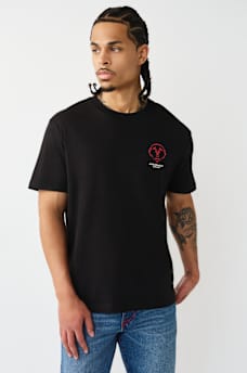 ELONGATED SILICONE LOGO TEE, image 2