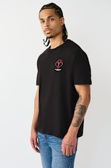 ELONGATED SILICONE LOGO TEE, image 3