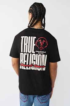 ELONGATED SILICONE LOGO TEE, image 5