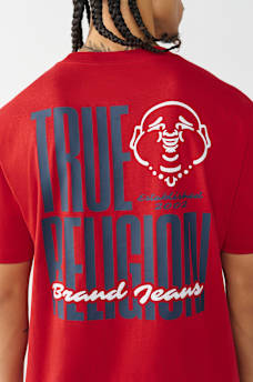 ELONGATED SILICONE LOGO TEE, image 1