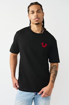 DIMENSIONAL VELVET LOGO TEE, image 2