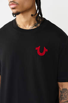 DIMENSIONAL VELVET LOGO TEE, image 4