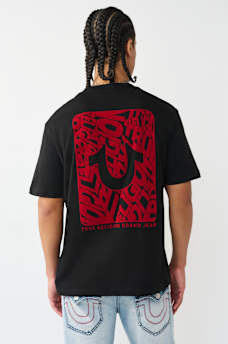 DIMENSIONAL VELVET LOGO TEE, image 5