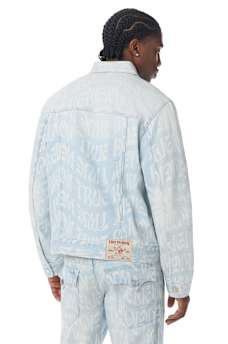 JESSE ALLOVER PRINT TRUCKER JACKET