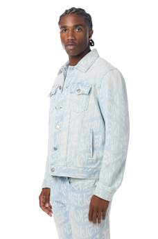 JESSE ALLOVER PRINT TRUCKER JACKET