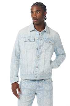JESSE ALLOVER PRINT TRUCKER JACKET