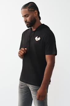 CIRCULAR HOODED TEE, image 3