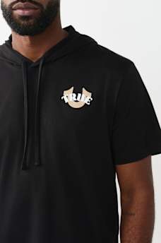 CIRCULAR HOODED TEE, image 4