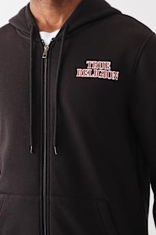 HORSESHOE FILLED ALLOVER PRINT ZIP HOODIE