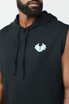 BUDDHA CIRCULAR HOODED TANK TOP, image 4