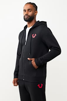WREATH BUDDHA ZIP HOODIE