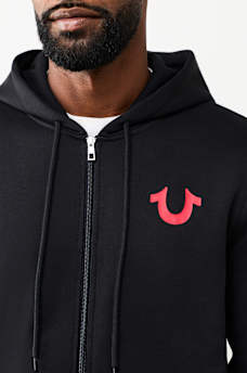 WREATH BUDDHA ZIP HOODIE