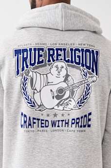 WREATH BUDDHA ZIP HOODIE