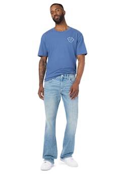 BILLY APPLIQU&Eacute; FLAP BOOTCUT JEAN