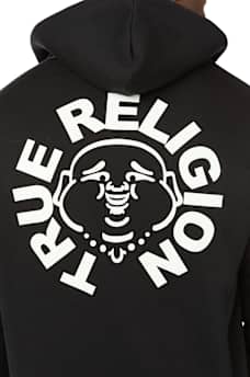BUDDHA FACE SHERPA ZIP HOODIE