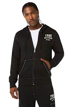 WINGED LOGO ZIP HOODIE
