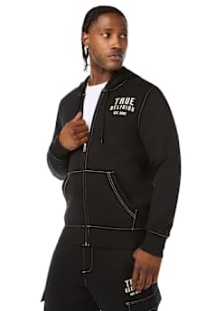 WINGED LOGO ZIP HOODIE