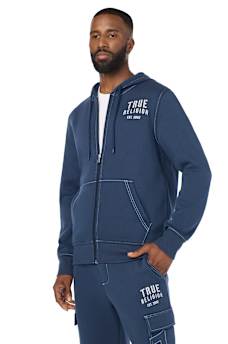 WINGED LOGO ZIP HOODIE