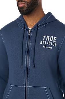 WINGED LOGO ZIP HOODIE