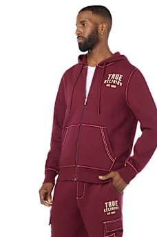 WINGED LOGO ZIP HOODIE