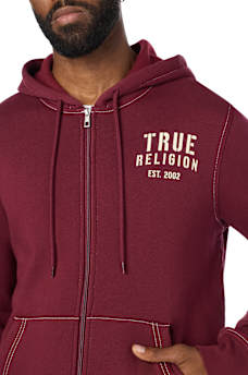 WINGED LOGO ZIP HOODIE