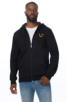 FOIL WINGED ZIP HOODIE