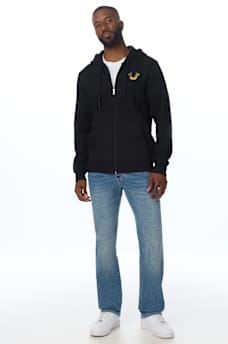 FOIL WINGED ZIP HOODIE