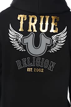 FOIL WINGED ZIP HOODIE