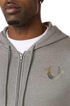 FOIL WINGED ZIP HOODIE