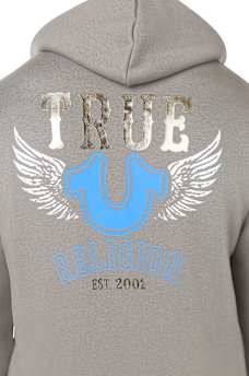 FOIL WINGED ZIP HOODIE
