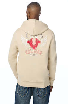 FOIL WINGED ZIP HOODIE