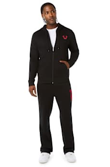LOGO APPLIQU&Eacute; ZIP HOODIE