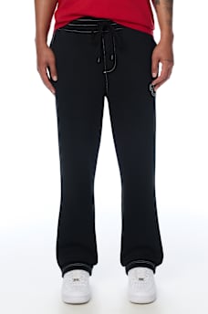 METALLIC STITCH HORSESHOE SWEATPANT