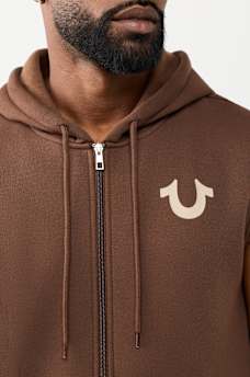 HORSESHOE MUSCLE ZIP HOODIE
