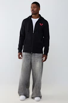 TRUE HORSESHOE ZIP HOODIE