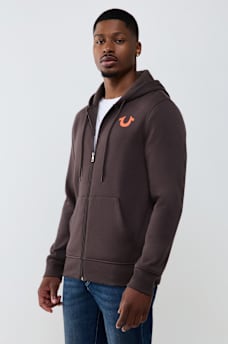 TRUE HORSESHOE ZIP HOODIE