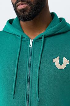 MARQUEE HORSESHOE ZIP HOODIE