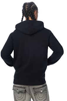 SILICONE TAPE ZIP HOODIE