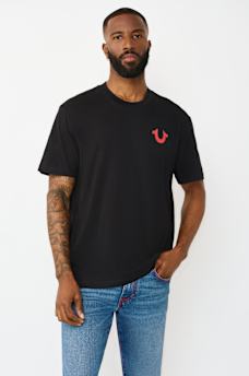 EMBROIDERED WORLD TOUR HORSESHOE TEE