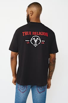 EMBROIDERED WORLD TOUR HORSESHOE TEE